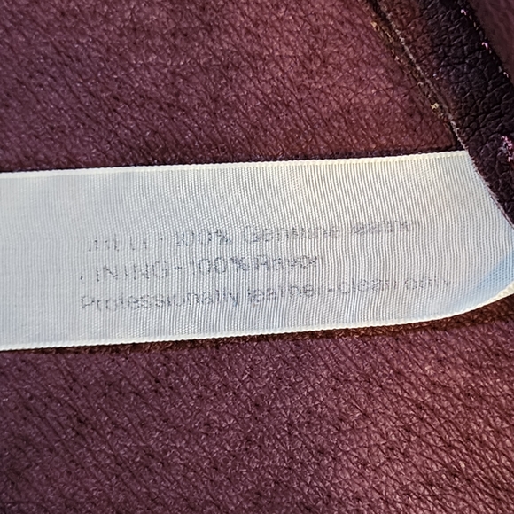 VTG FOX RUN Burgundy Brown Suede Leather Button Down Shirt Jacket - Picture 14 of 15